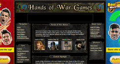 Desktop Screenshot of handsofwargames.com